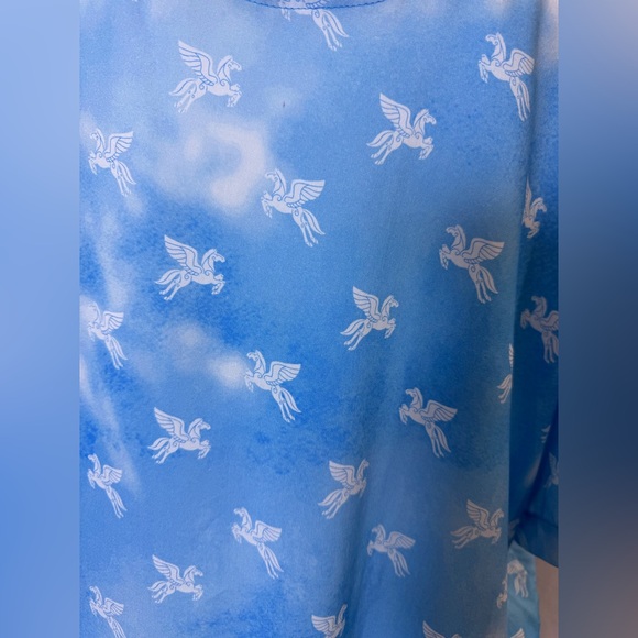 NWT Disney Parks Hercules Pegasus button down short sleeve shirt size large - Picture 8 of 11